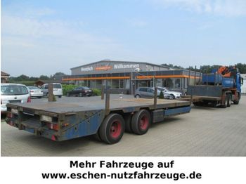 عربة مسطحة منخفضة نصف مقطورة لنقل المعدات الثقيلة Cordes Tieflader, ausziehbar auf 4,60m: صور 1