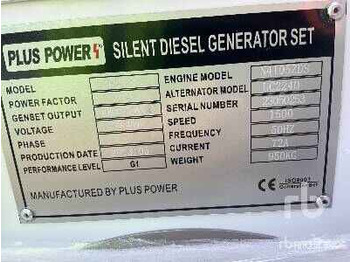 PLUS POWER GF2-50 50 kVA (Unused) - مجموعة المولدات: صور 5