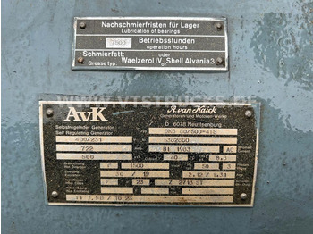 معدات البناء AVK DKB 80/500-4TS Stromgenerator 400V 500 kVA: صور 2
