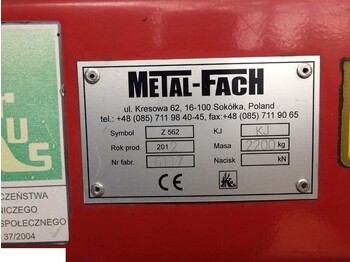  Prasa Sipma Metal Fach 2012 rok Z562 - مكبس القش الدائري