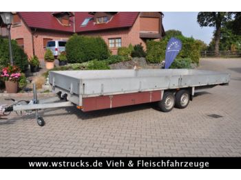 عربة مسطحة منخفضة مقطورة Carbo Tieflader Top Zustand: صور 1