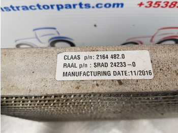 Claas Arion 530, 500, 600 Series 640 Fuel Cooler Radiator 0021644820, 2164482 - المحور الأمامي: صور 4