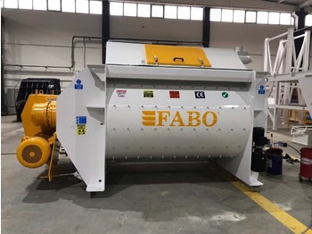 FABO Double Shaft Concrete Mixer ( Twin Shaft Mixer ) - معدات الخرسانة