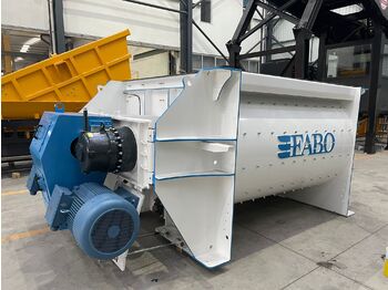 FABO Double Shaft Concrete Mixer ( Twin Shaft Mixer ) - معدات الخرسانة