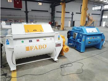 FABO Double Shaft Concrete Mixer ( Twin Shaft Mixer ) - معدات الخرسانة