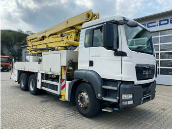 مضخة خرسانة MAN TGS 26.360 6x4 Betonpumpe Putzmeister 28-4 14H