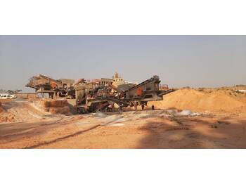 Constmach Mobile Jaw and Vertical Impact Crusher Plant 80 TPH - كسارة متحركه