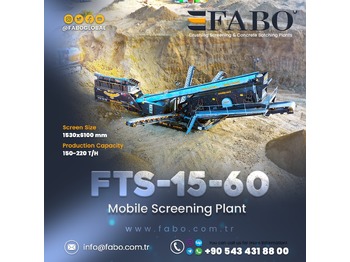 FABO FTS 15-60 TRACKED SCREENER - غربال