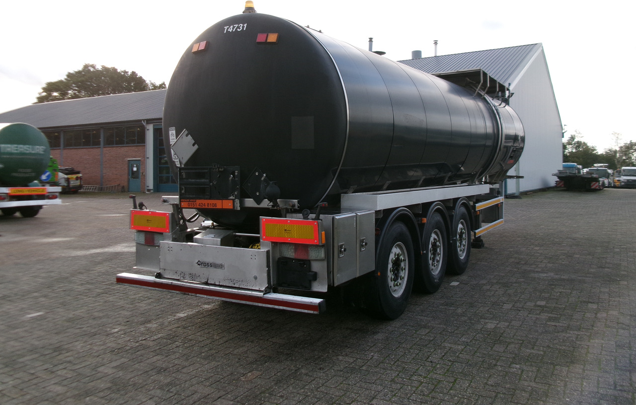 نصف مقطورة صهريج لنقل القار Crossland Bitumen tank inox 33 m3 / 1 comp + ADR L4BN: صور 4