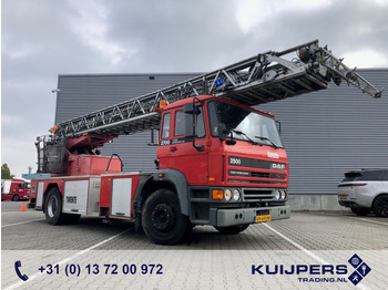 شاحنة, شاحنة كرين DAF 2500 / Magirus Ladder 30 mtr + Korf / Ladder Truck - Arbeitsbuhne / Fire Truck: صور 1