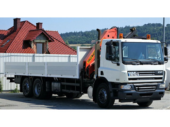 شاحنة كرين DAF CF 75.310 Pritsche 7,90 m + KRAN / 6x2!: صور 4