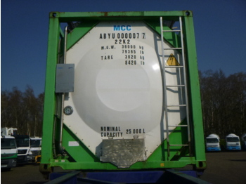 صهريج حاوية, نصف مقطورة Danteco Food tank container inox 20 ft / 25 m3 / 1 comp: صور 5