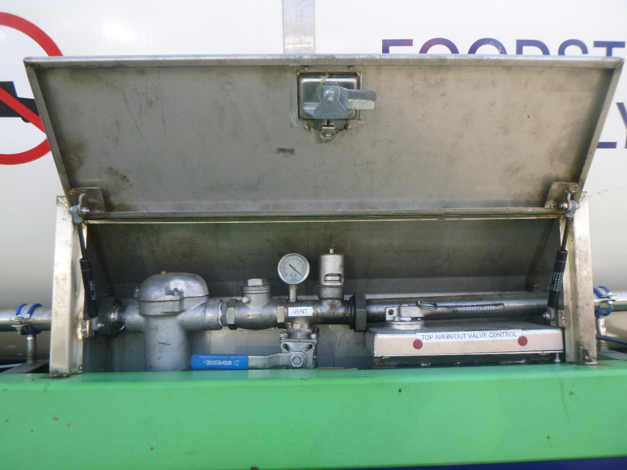 صهريج حاوية, نصف مقطورة Danteco Food tank container inox 20 ft / 25 m3 / 1 comp: صور 10