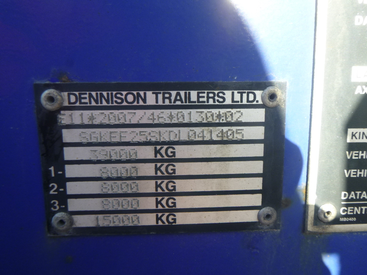 شاحنات الحاويات / جسم علوي قابل للتغيير نصف مقطورة Dennison 3-axle container trailer 20-30-40-45 ft: صور 13