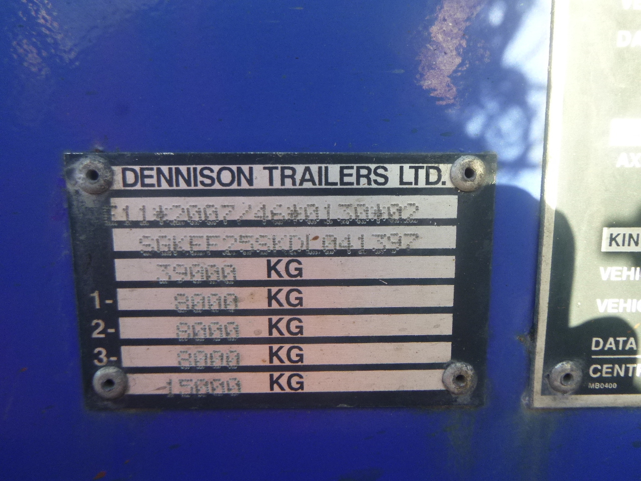 شاحنات الحاويات / جسم علوي قابل للتغيير نصف مقطورة Dennison 3-axle container trailer 20-30-40-45 ft: صور 13