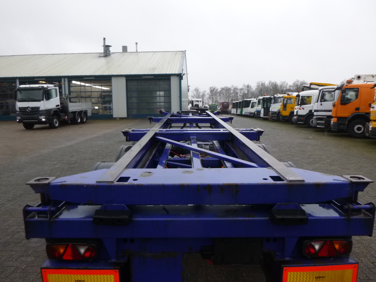 شاحنات الحاويات / جسم علوي قابل للتغيير نصف مقطورة Dennison Container trailer 20-30-40-45 ft: صور 5