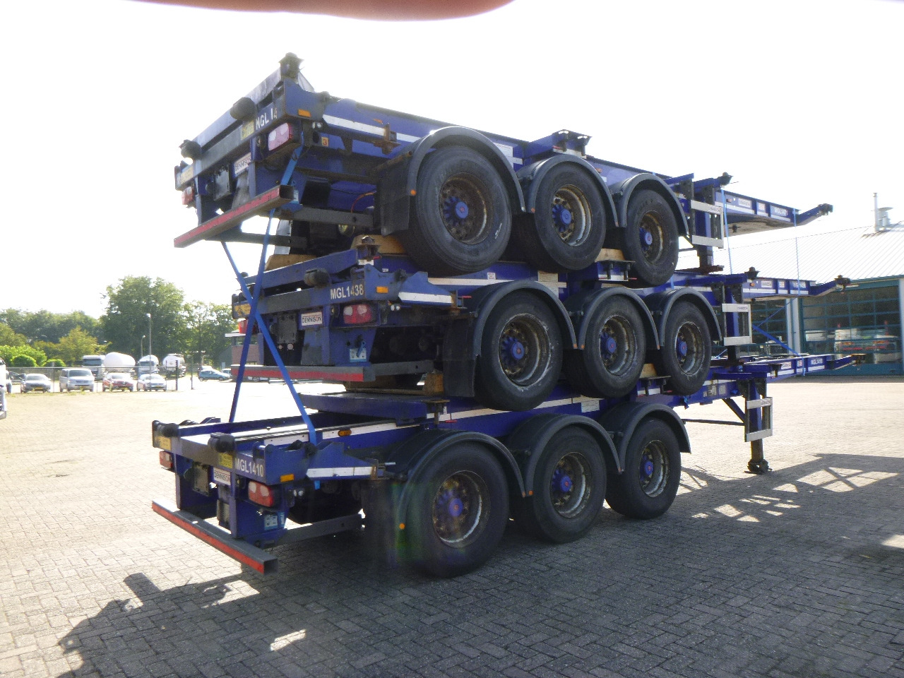 Dennison Stack - 3 x container trailer 20-30-40-45 ft إيجار Dennison Stack - 3 x container trailer 20-30-40-45 ft: صور 4