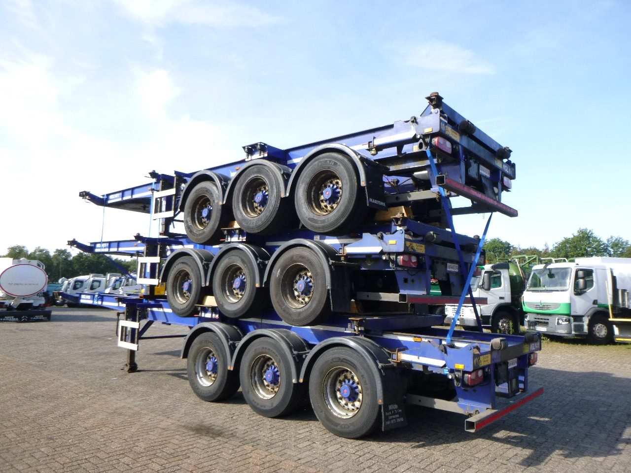 Dennison Stack - 3 x container trailer 20-30-40-45 ft إيجار Dennison Stack - 3 x container trailer 20-30-40-45 ft: صور 3
