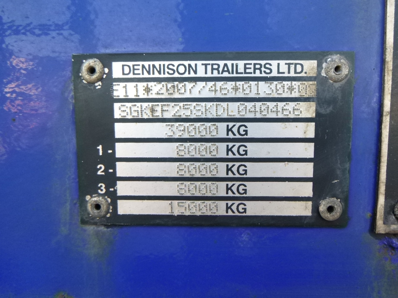 شاحنات الحاويات / جسم علوي قابل للتغيير نصف مقطورة Dennison Stack - 3 x container trailer 20-30-40-45 ft: صور 21