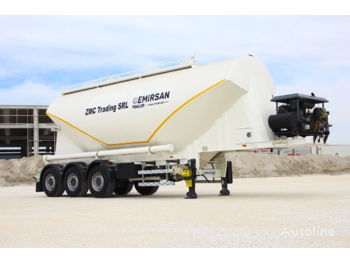جديد نصف مقطورة صهريج لنقل الخرسانة EMIRSAN 2022 W Type Cement Tanker Trailer from Factory: صور 1