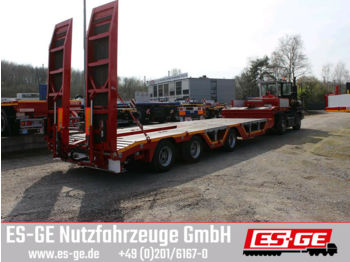 عربة مسطحة منخفضة نصف مقطورة ES-GE 3-Achs-Satteltieflader - Radmulden: صور 1