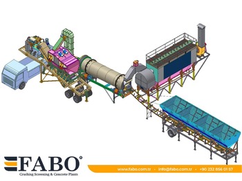 جديد معدات خلط الأسفلت FABO Installation of asphalt of any capacity mobile and fixed.: صور 1