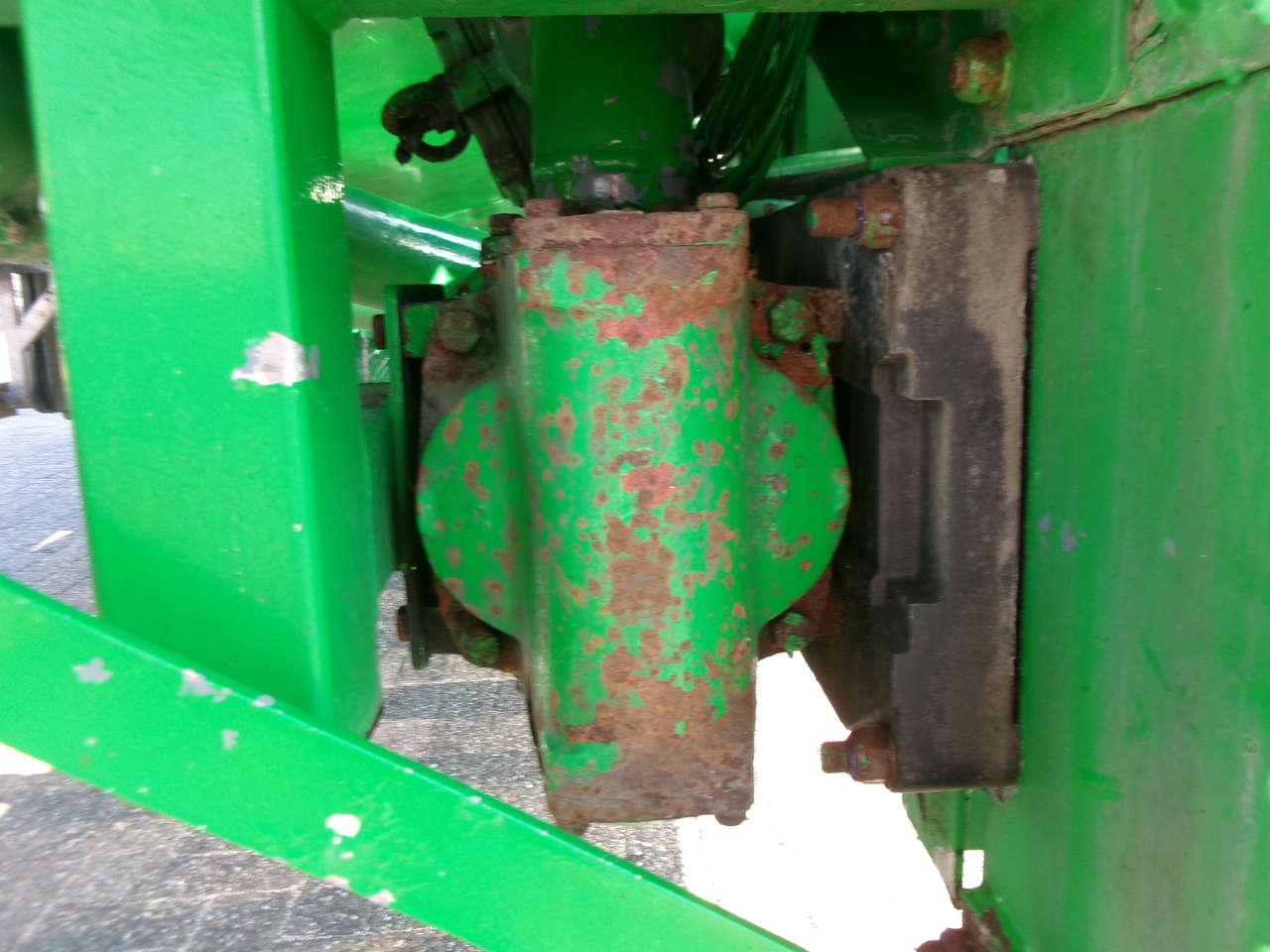 نصف مقطورة صهريج لنقل الوقود Feldbinder Fuel tank alu 42 m3 / / 6 comp + pump: صور 16