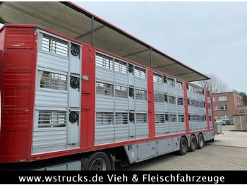 شاحنة نقل المواشي نصف مقطورة Finkl 3 Stock Ausahrbares Dach Vollalu Typ 2: صور 1