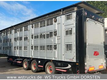 شاحنة نقل المواشي نصف مقطورة Finkl 3 Stock  Vollausstattung Hubdach: صور 1