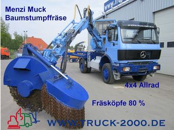 MERCEDES-BENZ 1831 SK 4x4 Menzi Muck 6000 T2 Baumstumpf-Fräse - معدات الغابات