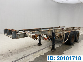 شاحنات الحاويات / جسم علوي قابل للتغيير نصف مقطورة Fruehauf Skelet 20 ft: صور 1