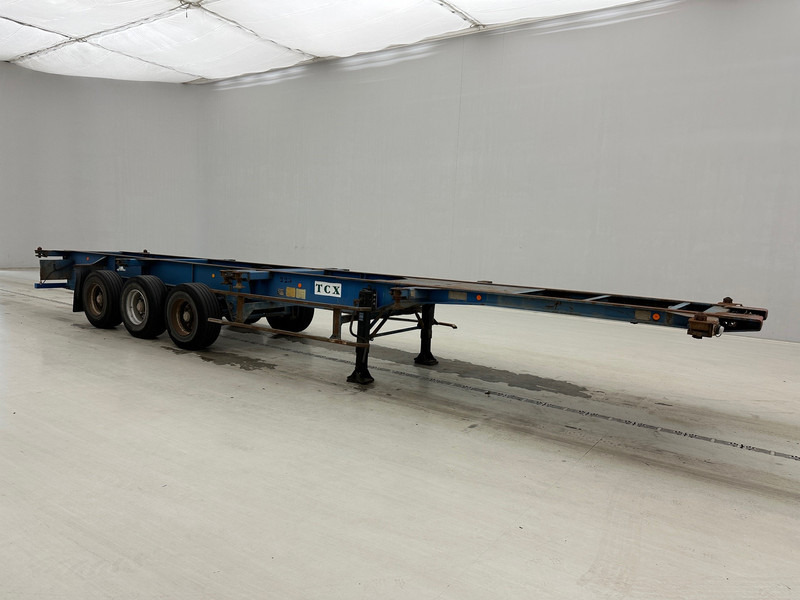 شاحنات الحاويات / جسم علوي قابل للتغيير نصف مقطورة Fruehauf Skelet 2 x 20-30-40 ft: صور 3
