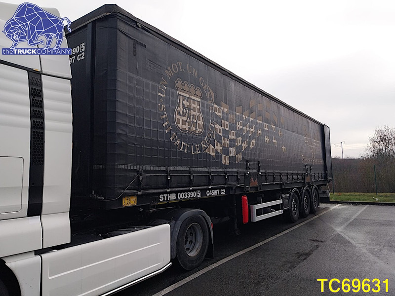 شاحنات الحاويات / جسم علوي قابل للتغيير نصف مقطورة Hoet Trailers Container Transport: صور 16