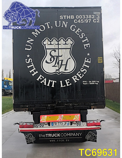 شاحنات الحاويات / جسم علوي قابل للتغيير نصف مقطورة Hoet Trailers Container Transport: صور 9