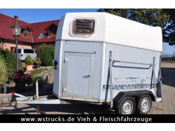 شاحنة نقل المواشي مقطورة Humbaur 2 Pferde+ Sattelkammer: صور 1