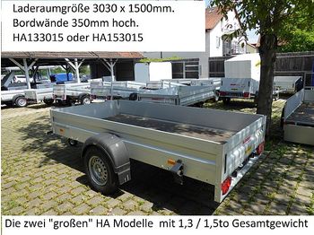 جديد مقطورات السيارات Humbaur - HA133015 Einachser gebremst 1,3to: صور 1