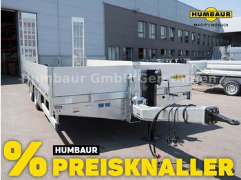 عربة مسطحة منخفضة مقطورة Humbaur HBTZ 137224 schräg Premium: صور 1