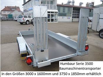جديد مقطورة Humbaur - HS253718 Baumaschinentransporter mit Auffahrbohlen: صور 1