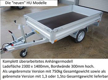 جديد مقطورات السيارات Humbaur - HU132314 Hochlader gebremst 1,3to: صور 1