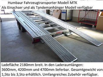 جديد شاحنة نقل سيارات مقطورة Humbaur - MTK254222 Fahrzeugtransporter Autotransporter: صور 1