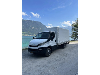 IVECO Daily 50 C 15 Curtain side + tail lift - شاحنة ستارة: صور 1