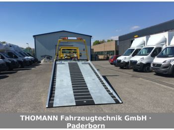 جديد شاحنة نقل سيارات شاحنة Iveco DAILY 72C18 Schiebeplateau Luftfederung: صور 1