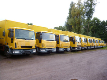 الشاحنات الصغيرة صندوق مغلق Iveco EuroCargo ML 75 E 15 P TEMPOMAT LBW LUFT EURO-3: صور 1