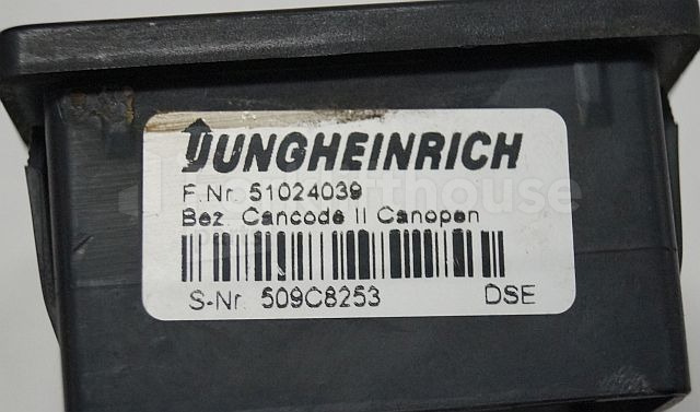 الكابلات / الأسلاك - معدات المناولة Jungheinrich 51024039 Codekey Can Open Cancode II sn. 509C8253: صور 3