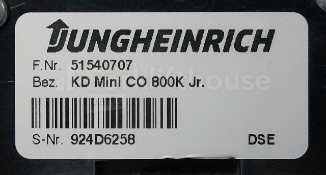 لوحة القيادة - معدات المناولة Jungheinrich 51540707 Display KD mini Co 800K Jr. sn. 924D6258: صور 3