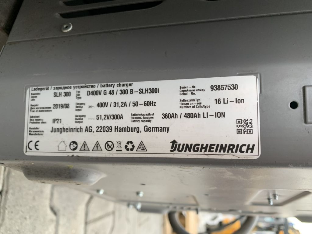 رافعة شوكية كهربائية Jungheinrich EFG316k: صور 9