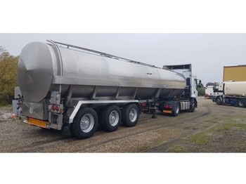 نصف مقطورة صهريج لنقل الحليب Kässbohrer Tanktrailer - 32000 Liter Inox, Iso, Chipcleaning, Air: صور 1