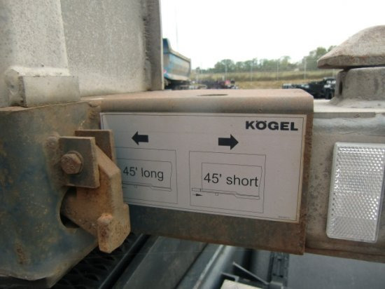 شاحنات الحاويات / جسم علوي قابل للتغيير نصف مقطورة Kögel S24,Containerchassi,Port 45 duplex  2x Liftachse: صور 14