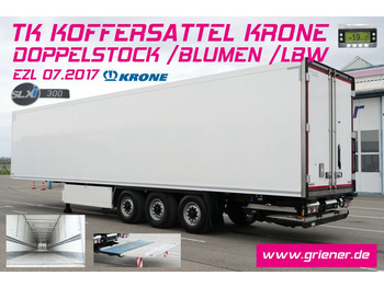 Krone SD 27/DOPPELSTOCK /BLUMEN LBW 2000 kg SLXi 300  - مبردة نصف مقطورة: صور 1