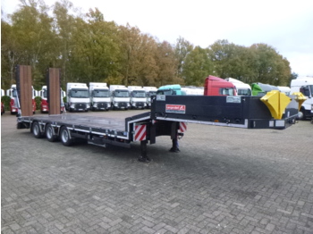 جديد عربة مسطحة منخفضة نصف مقطورة Langendorf 3-axle semi-lowbed trailer 48T ext. 13.5 m + ramps: صور 2